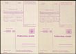 82718 / 0 - Philately / Postal Stationery CZE 1945-92 / Claim Cash on Delivery Cards