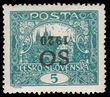 85544 / 337 - Philately / Czechoslovakia 1918-39 / Plebiscitary Zone SO 1920
