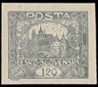 86768 / 65 - Philately / Czechoslovakia 1918-39 / Hradcany 1918 - Imperforated