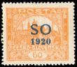 87051 / 343 - Philately / Czechoslovakia 1918-39 / Plebiscitary Zone SO 1920