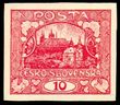 87595 / 113 - Philately / Czechoslovakia 1918-39 / Hradcany 1918 - Trial Prints