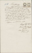 87614 / 830 - Invoices, Fiscal Stamps