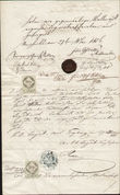 87631 / 826 - Invoices, Fiscal Stamps
