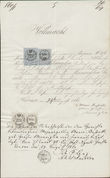 87640 / 829 - Invoices, Fiscal Stamps