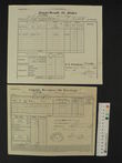 88279 / 3114 - Invoices, Fiscal Stamps
