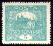 88836 / 84 - Philately / Czechoslovakia 1918-39 / Hradcany 1918 - Perforated