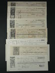 89837 / 3802 - Invoices, Fiscal Stamps