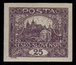 91513 / 35 - Philately / Czechoslovakia 1918-39 / Hradcany 1918 - Imperforated