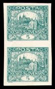 92607 / 14 - Philately / Czechoslovakia 1918-39 / Hradcany 1918 - Imperforated