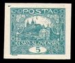 96209 / 11 - Filatelie / �SR I / Hrad�any 1918 - nezoubkovan�