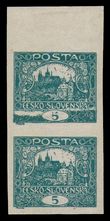 96585 / 13 - Philately / Czechoslovakia 1918-39 / Hradcany 1918 - Imperforated