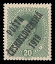 96760 / 109 - Philately / Czechoslovakia 1918-39 / Overprints 1919