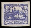 96779 / 51 - Filatelie / �SR I / Hrad�any 1918 - nezoubkovan�