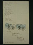 96827 / 0 - Invoices, Fiscal Stamps