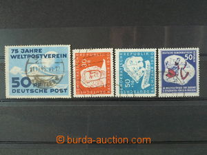 100340 - 1949-52 sestava 4ks zajímavějších známek, obsahuje Mi.242, 2