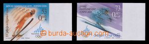 100594 - 2006 Mi.3312-3313, Winter Olympic Games Torino 06, imperfora