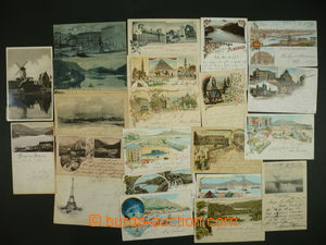 100809 - 1896-1900 TOPOGRAPHY / EUROPE selection of 24 pcs of Ppc, 1