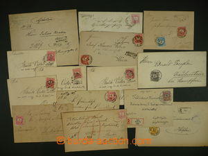 101488 - 1881-97 HUNGARY comp. 14 pcs of entires with issue Letter wi