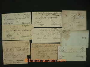 101522 - 1843-55 AUSTRIA / PRE-PHILATELY comp. 10 pcs of letters fro