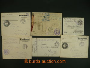 101526 - 1906-16 FIELD POST / AUSTRIA-HUNGARY comp. 6 pcs of letters