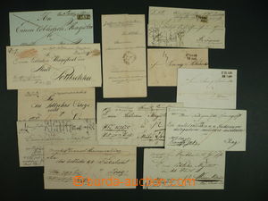 103385 - 1817-76 AUSTRIA / PRE-PHILATELY comp. 12 pcs of letters wit