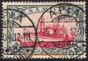 103991 - 1900 SAMOA Mi.19, Loď 5M, DR APIA/ 13.8.04, vzadu lepová