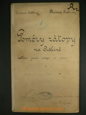 105498 - 1891 HYDROLOGY drainage basin river/-s Cidliny - povodňov