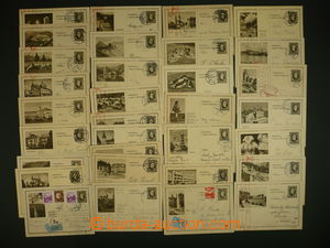 105685 - 1939-43 SLOVENSKO sestava obrazových dopisnic CDV4, celkem