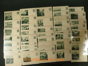 106235 - 1937 ČSR I., sestava dopisnic CDV69, vše olivová barva, c