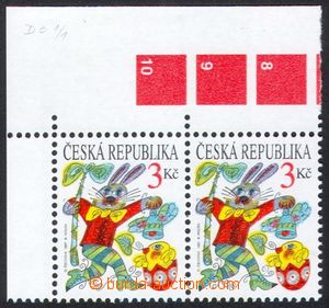 107772 - 1997 Pof.138, Velikonoce, rohová 2-páska s DO 1/1 - zdvojený