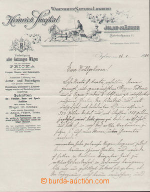108148 - 1904 heading invoice, firm Heinrich Smejkal, Jihlava, carria