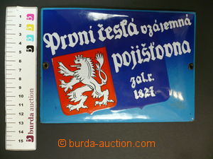 108315 - 1930 PLATE TAGS The first Czech mutual insurance company, s