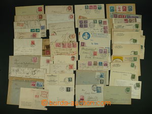 108394 - 1925-39 CZECHOSLOVAKIA 1918-39 selection of 46 pcs of lette