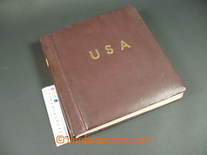 109001 - 1847-1974 USA sbírka známek na albových listech Schaubek