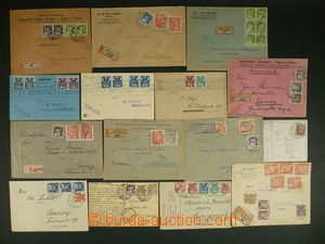 110349 - 1921-27 CZECHOSLOVAKIA 1918-39 comp. 15 pcs of entires, 7x