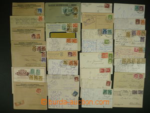 110895 - 1920-29 CZECHOSLOVAKIA 1918-39 selection of 28 pcs of entir