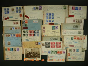 111042 - 1942-45 SLOVAKIA selection of 23 pcs of letters to Bohemia-