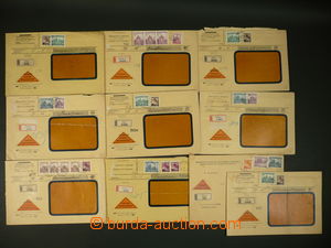 111099 - 1940 BOHEMIA-MORAVIA comp. 10 pcs of Reg and C.O.D., sender