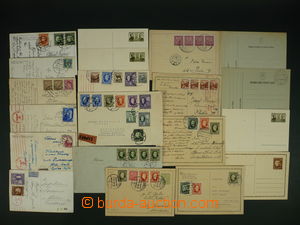 111381 - 1939-42 SLOVAKIA selection of 20 pcs of entires incl. p.sta