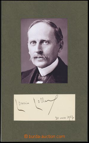 111772 - 1927 ROLLAND Romain (1866–1944), French prose-writer and d