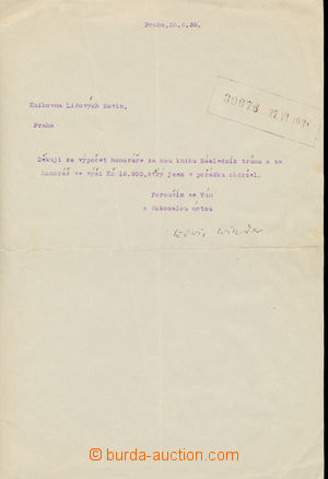 111774 - 1938 WINDER Ludwig (1889–1946), Austrian and Czechoslovak