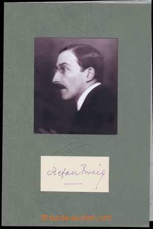 111775 - 1925 ZWEIG Stefan (1881–1942), Austrian writer, paper slip