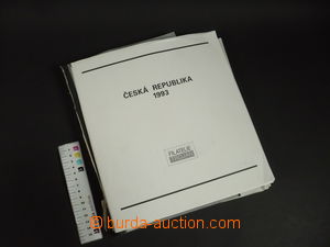 111796 - 1993-96 CZECH REPUBLIC, SLOVAKIA comp. of stamps + album sh