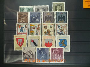 112064 - 1941-64 menší sestava svěžích zn., obsahuje Mi.200-1, 352, 3