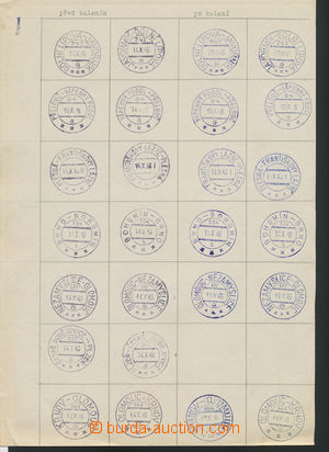 112235 - 1930-80 RAZÍTKA / ČSR I.+II., ČaM otisky DR na volných
