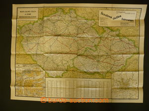 112981 - 1929 Škodova wall map of Bohemia, Moravia and Silesia, form