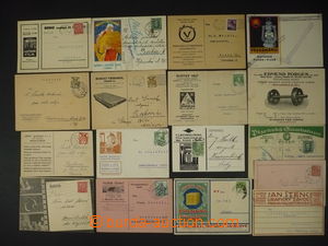 113199 - 1913-46 REKLAMNÍ PŘÍTISKY / ČSR I. sestava 17ks celistv