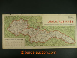 113204 - 1938 map Czechoslovak republic after occupation of Sudetenla