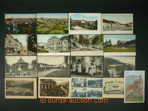 113422 - 1900-10 MÍSTOPIS / JIŽNÍ a ZÁPADNÍ ČECHY sestava 17ks
