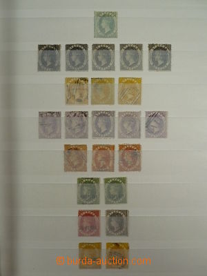 113477 - 1863-1902 ST. LUCIA comp. of stamps on stock-sheet, high c